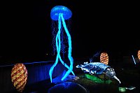 Peter Blei in den magischen Lichterwelten Bild: Peter Blei in den magischen Lichterwelten