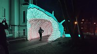 Peter Blei in den magischen Lichterwelten Bild: Peter Blei in den magischen Lichterwelten