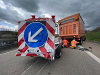 Bild: Auffahrunfall auf der Autobahn
