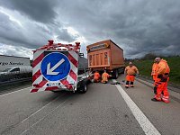 Bild: Auffahrunfall auf der Autobahn