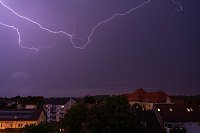 Bild: Gewitter gestern Abend &uuml;ber Th&uuml;ringen