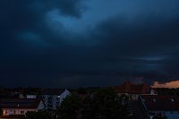 Bild: Gewitter gestern Abend &uuml;ber Th&uuml;ringen