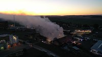 Bild: Feuer im Gel&auml;nde der NDH Entsorgungsbetreibergesellschaft