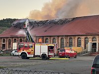 Bild: Feuer im Gel&auml;nde der NDH Entsorgungsbetreibergesellschaft