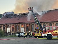 Bild: Feuer im Gel&auml;nde der NDH Entsorgungsbetreibergesellschaft