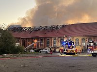 Bild: Feuer im Gel&auml;nde der NDH Entsorgungsbetreibergesellschaft