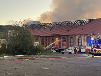 Bild: Feuer im Gel&auml;nde der NDH Entsorgungsbetreibergesellschaft