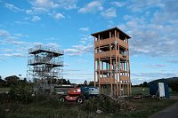Bild: Peter Blei am neuen Aussichtsturm bei Kelbra