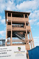 Bild: Peter Blei am neuen Aussichtsturm bei Kelbra