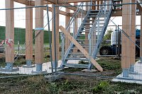 Bild: Peter Blei am neuen Aussichtsturm bei Kelbra