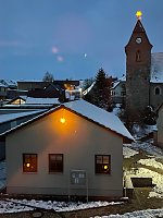 Bild: In Unterri&szlig;dorf l&auml;dt man vor dem Fest zum gem&uuml;tlichen Beisammensein in die Kirche