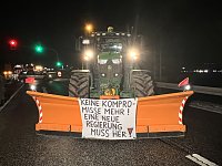 Bild: Bauernprotest bei Bleicherode