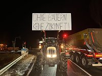 Bild: Bauernprotest bei Bleicherode