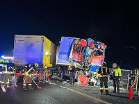 Bild: Schwerer Unfall auf der A38 bei Wallhausen