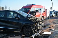 Bild: Verunfallter PKW 