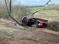 Bild: Schwerer Unfall auf der A38 bei Ro&szlig;la