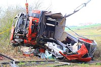 Bild: Schwerer Unfall auf der A38 bei Ro&szlig;la