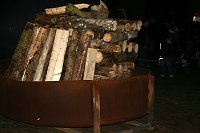 Bild: Osterfeuer in Kelbra am Gr&uuml;ndonnerstag mit Unterst&uuml;tzung der Feuerwehr