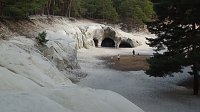 Sandhöhlen im Heers Bild: Sandhöhlen im Heers