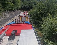 Bild: Bikerunfall am Kyffh&auml;user