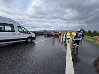 Bild: Unfall heute Abend auf der A 38