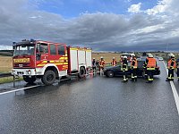 Bild: Unfall heute Abend auf der A 38