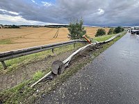 Bild: Unfall heute Abend auf der A 38