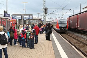 Unterwegs mit dem Zuckertütenzug