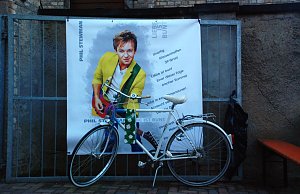 Ökologisch, sportlich, gut: Mit dem Fahrrad zu Phil Stewman.