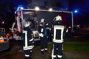 Feuer gel&ouml;scht, erste Verschnaufpause.