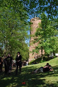 Diese Kulisse ist einzigartig. Dies ist mit ein Grund, weshalb das Festival bereits Wochen vor Beginn ausgebucht war. Lediglich Tages- und Abendkarten waren noch zu haben.