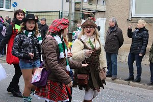 N&auml;rrinnen und Narren ziehen durch die Stadt (2)