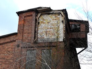 Peter Blei in der Brikettfabrik