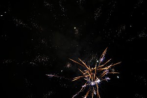 See in Flammen