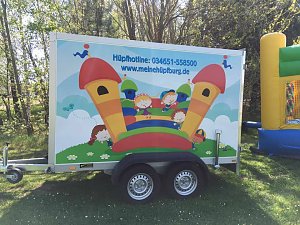 Hüpfeburg geklaut