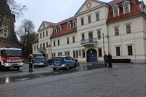 Sperrung Landratsamt