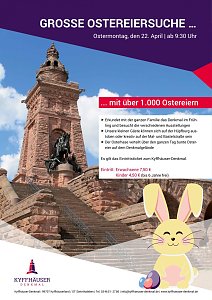Auf zur großen Ostereiersuche am Kyffhäuser-Denkmal