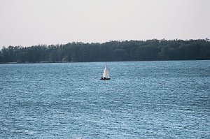 Abends am Stausee