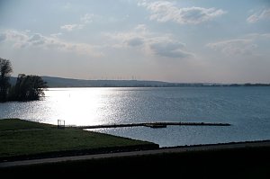 Abends am Stausee