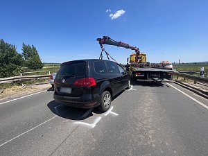 Unfall heute Mittag bei Bielen
