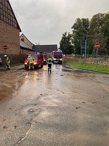 Sch&auml;den der Unwetter gestern und heute Morgen