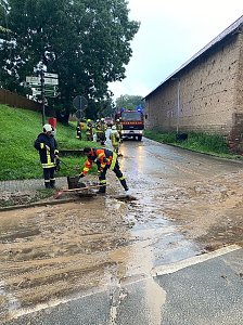 Sch&auml;den der Unwetter gestern und heute Morgen