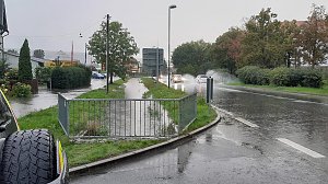 Sch&auml;den der Unwetter gestern und heute Morgen