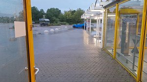 Sch&auml;den der Unwetter gestern und heute Morgen