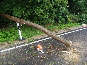 Sch&auml;den der Unwetter gestern und heute Morgen