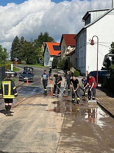 Sch&auml;den der Unwetter gestern und heute Morgen
