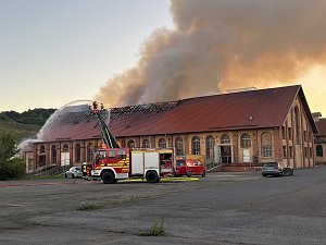 Feuer im Gel&auml;nde der NDH Entsorgungsbetreibergesellschaft