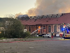 Feuer im Gel&auml;nde der NDH Entsorgungsbetreibergesellschaft