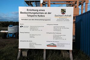 Peter Blei am neuen Aussichtsturm bei Kelbra