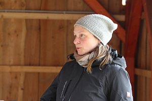 Alina Kroll ist die Gr&uuml;nderin und Betreiberin von Unstrut-Lamas